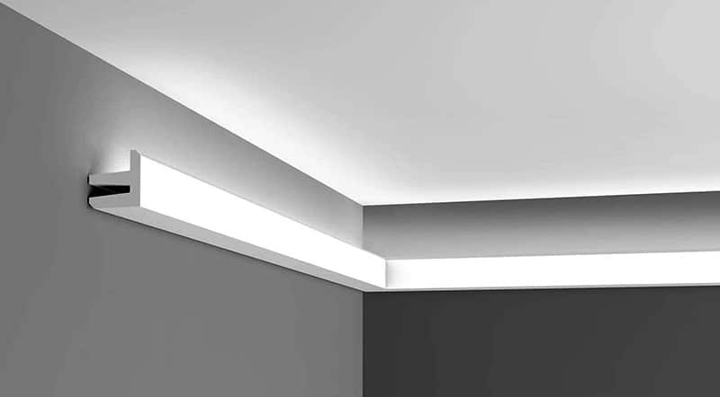 Cornice moulding indirect lighting applications